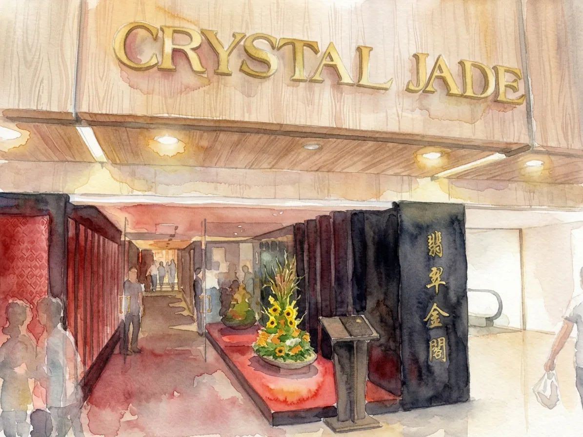 Watercolour illustration for Crystal Jade / Ip Yiu Tung