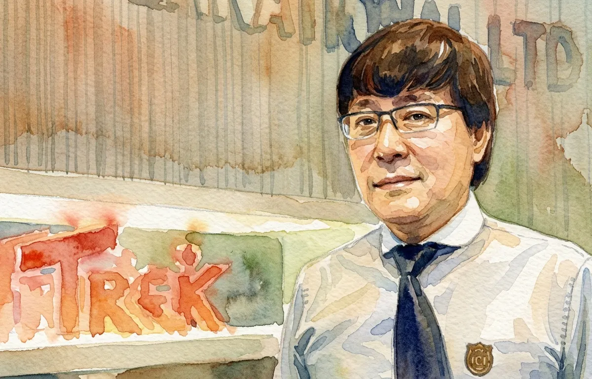 Watercolour illustration for Trek 2000 / Henn Tan